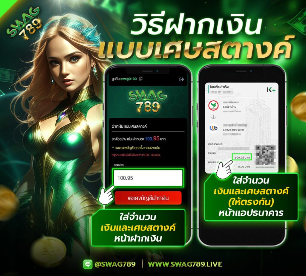 swag789 วิธีฝากเงิน